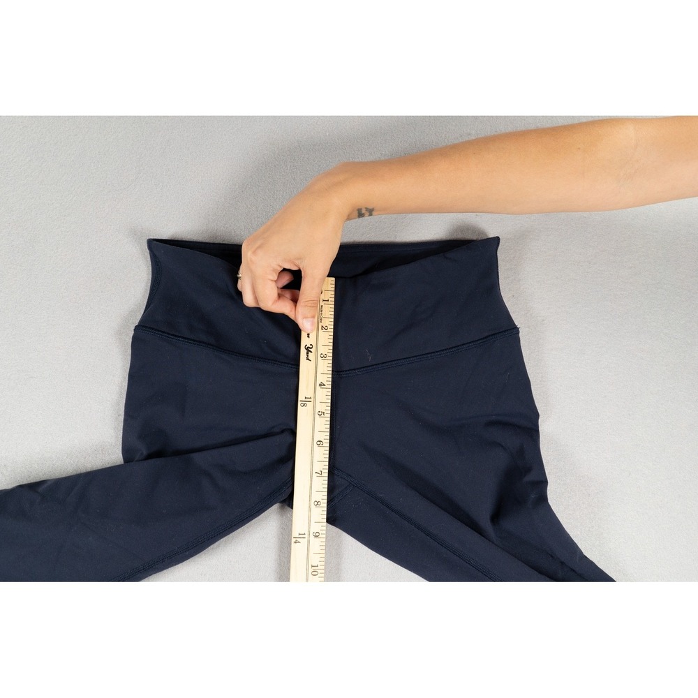 Lululemon Wunder Under Low Rise Full-On Luon Leggings 28" Navy Size 6 - Picture 7 of 9